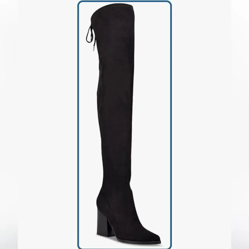 Marc Fisher LTD Womens Octavie Over-The-Knee Boots Black!